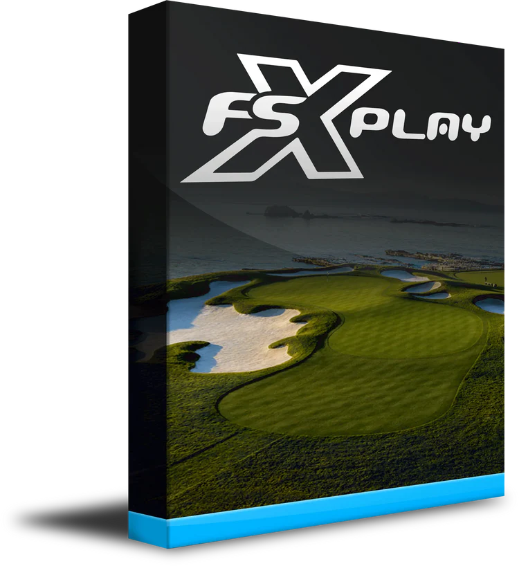 FSX Play Simulator software - image of green and bunkers.